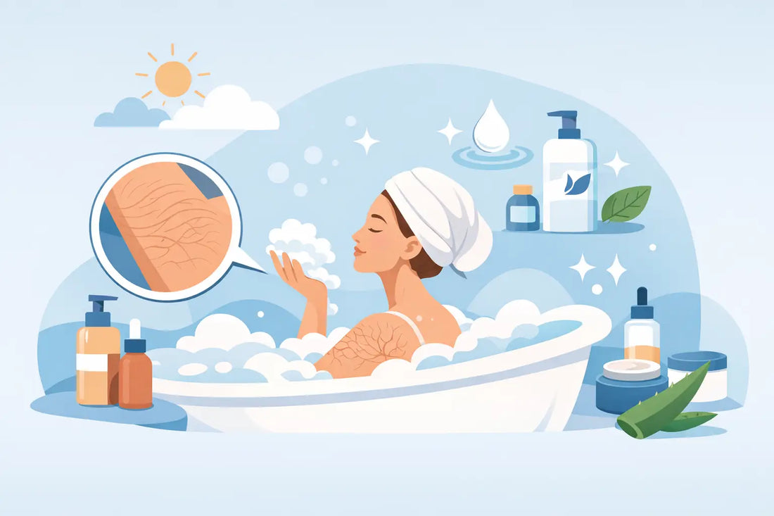 Does Bathing Help Crepey Skin? What Helps